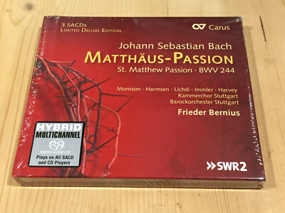 Bach St.Matthew Passion FRIEDER BERNIUS CARUS 3 SACD Deluxe