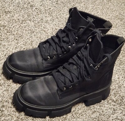 Steve Madden Thora Lace Up Boot Size 10 Great Shape