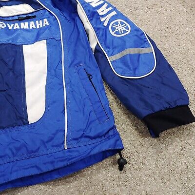 Vintage Yamaha Team Race Zip Jacket Blue Mens Size L Vintage Yamaha Team Race Zip Jacket Blue Mens Size L