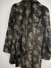 Cool Vintage Faux Leopard/Cheetah Coat Size Medium