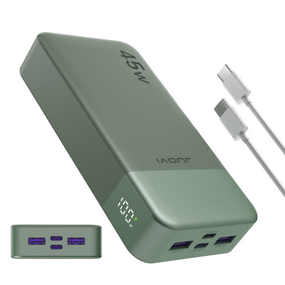 Power Bank Portable Charger 20000mAh 45W Fast Charging Battery Pack for iPhone