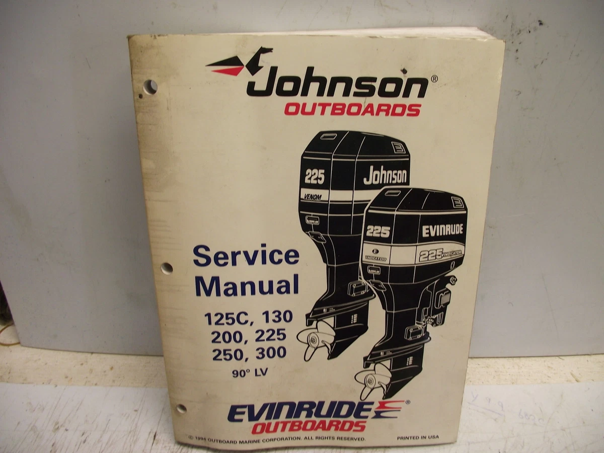 ES 40 thru 55 Service Manual Johnson Evinrude Outboards OMC (P/N