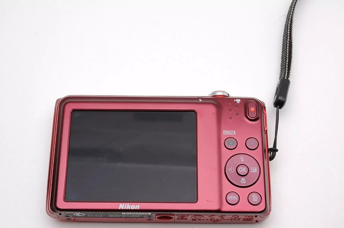 Nikon COOLPIX S3500 20.1MP Compact Digital Camera Red From Nikon COOLPIX S3500 20.1MP Compact Digital Camera Red From