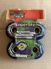 Hyper Wheels Superlite Inline Skate Replacement Wheels - Blue Color - NEW