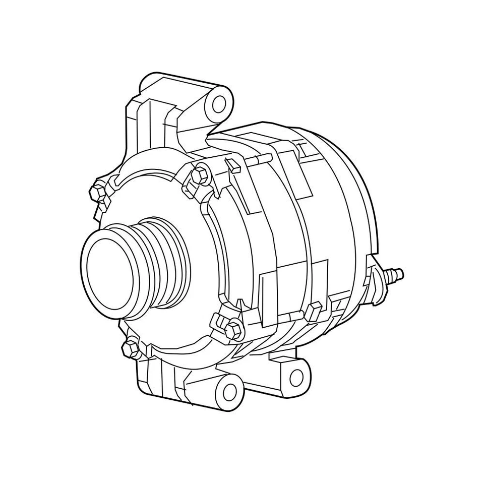 Alternador Mopar genuino OEM para Jeep Cherokee Renegade Foto 2 de 2