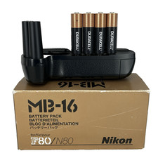 Nikon MB-16 Battery Pack For F80D F80S N80 SLR Camera w/ Batteries