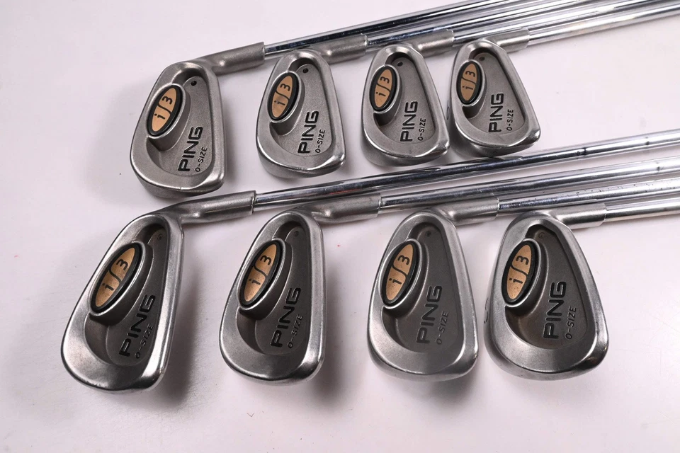 Ping i3 O-Size Irons / 3-PW+SW / Black Dot / Stiff Flex Ping JZ / No #8 Iron - Image 2 of 4