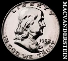 1952 Franklin Half Dollar- Silver- Choice Gem Proof Luster No Reserve #J1692
