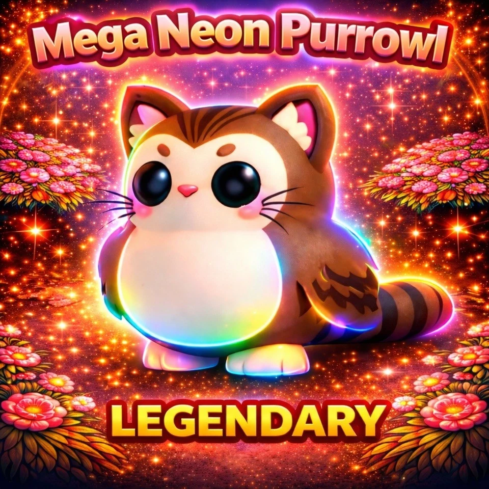 MEGA NEON PURROWL (CHEAP) ADOPT A PET FROM ME - CHEAPEST ON EBAY - Image 1 of 1