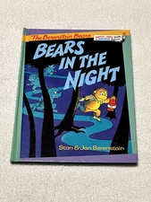 Berenstain Bears Bears in the Night Hardcover Kids Bedtime Story Fun Reading Boo