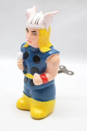 Vintage 1968 Marvel Louis Marx Thor Wind Up Toy Made in Japan