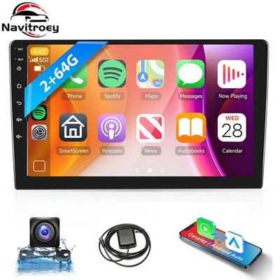 #ad 9#x27;#x27; Double 2Din Android 15 Car Radio Stereo GPS WIFI Carplay Touch Screen 264G $66.99
