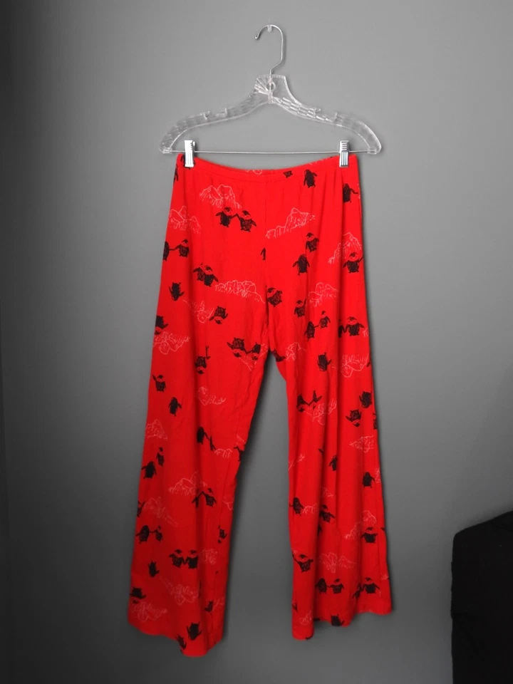 Penguin Pajama Bottoms Medium Old Navy/HUE Drawstring, Set of 2 - Image 4 of 4