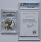 2019-S Enhanced Reverse Proof Silver American Eagles FDOI PCGS PR70