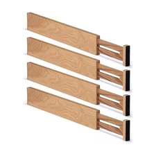 Kitchen Drawer Dividers, Sprin Loaded, Utensil Organizers, Adjustable Drawer ...