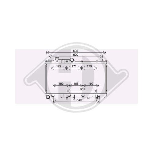 1X KüHler, MotorküHlung Diederichs DCM3929 Passend FüR Subaru-image