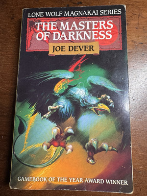 Lone Wolf 12 - The Masters of Darkness - Red Fox Edition By Joe Dever