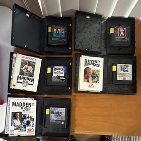 Sega Genesis Game Lot - Sonic, X-Men, Altered Beast, Aladdin, Manuals Included