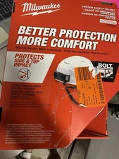 Milwaukee Front Brim Hard Hat with BOLT Accessories Type 1 Class E Helmet -...