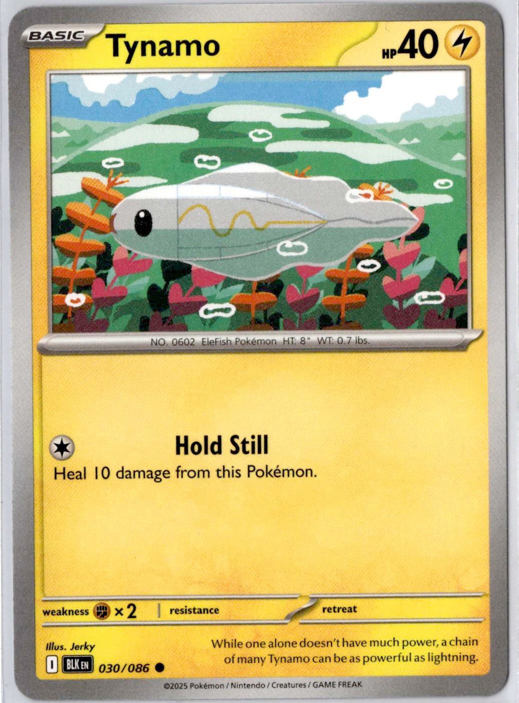 Tynamo - 030/086 - Common - Pokemon Black Bolt ENG