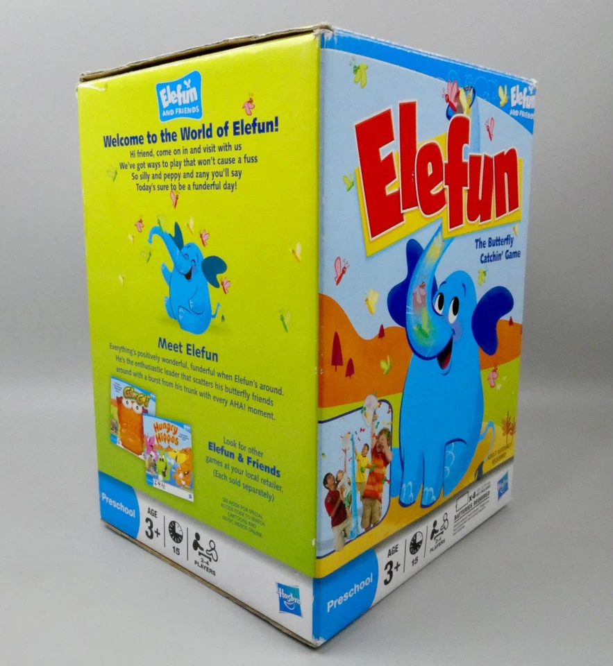 Elefun The Butterfly Catchin' Game by Hasbro 2011 (Age 3+) - Working - Complete - Image 3 of 4