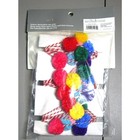 Spritz Garland Pom Poms on Yarn Line 3 Strands 72 inches long each 7 Colors