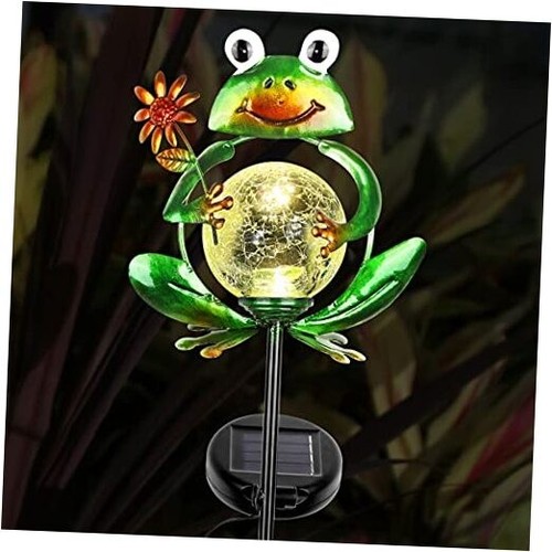 Solar Garden Lights Frog Garden Outdoor Decorations Solar Lights Waterproof