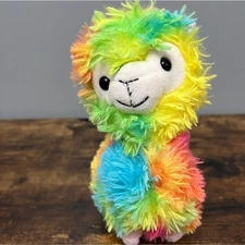 Dan Dee Rainbow Llama Plush
