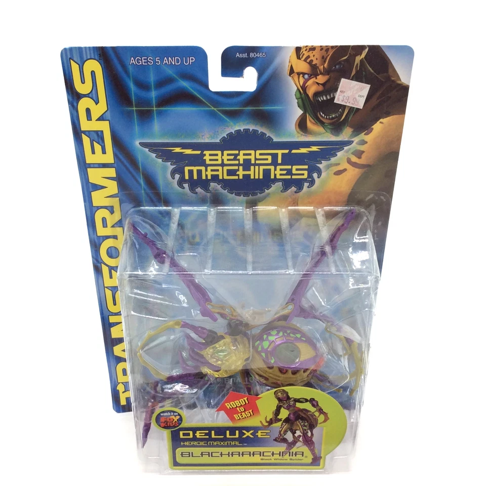 Hasbro Transformers Beast Machines Deluxe BLACKARACHNIA Action Figure - Image 2 of 4