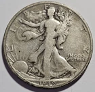 1919-D Walking Liberty Half Dollar 50c Coin ~ 90% Silver (A118)