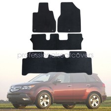 Cubiertas De Manijas De Puerta En Negro Piano Brillante Para Acura MDX 2007-2013 | Adhesivas, Sin Taladrar | 4 Piezas
