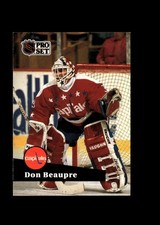 Don Beaupre 1991-92 Pro Set French Hockey #257 Washington Capitals