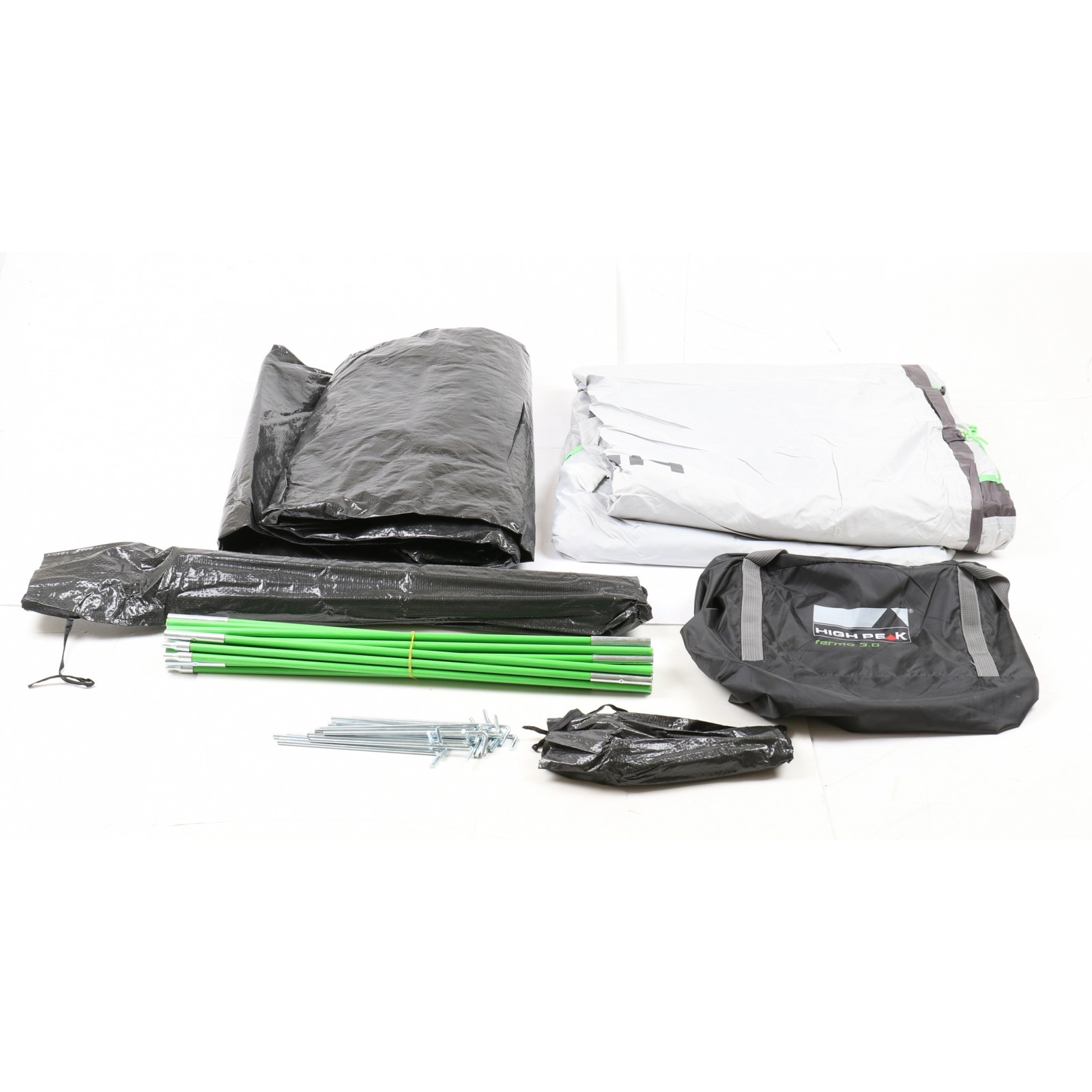 High Peak Fermo 3 Tent, 3 Persons, 460x200 Cm, Nimbus Gray + Defect (257171)