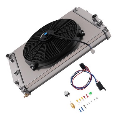 2-Row Aluminum Radiator Kit for BMW E30 E36 325i 328i M3 1988-1999 DPI1841