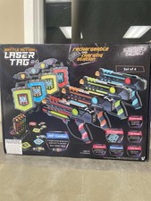 Squad Hero Rechargeable Laser Tag 360  Sensors  LCDs - Set of 4 - Easter Gift I