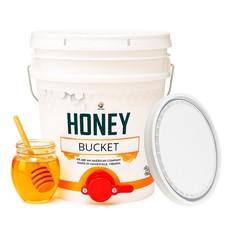SunVara Honey Bucket 5 Gallon with Spigot Extractor Equipment Food-Grade PP 20L