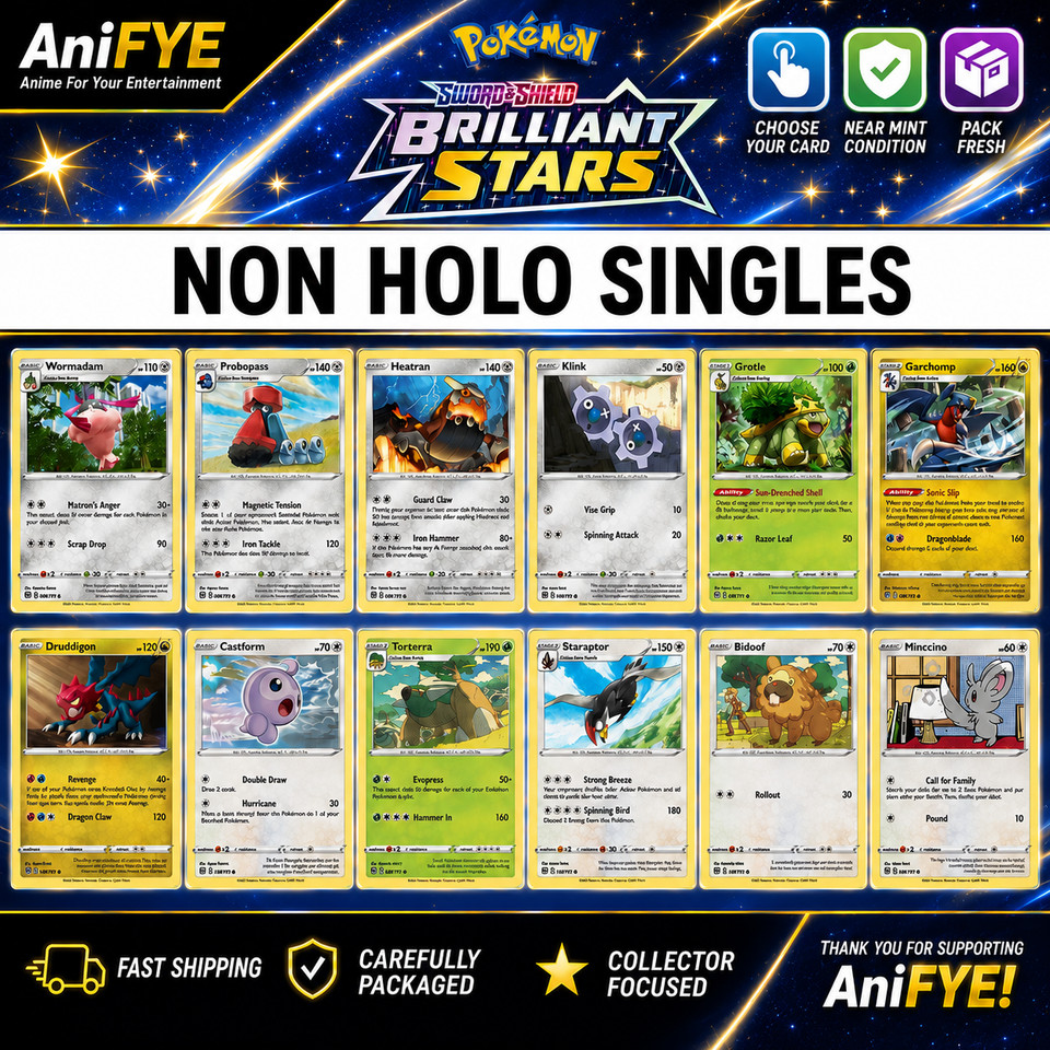 Pokemon TCG Brilliant Stars Non Holo Singles NM/M Choose Your Card