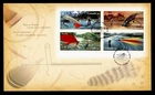 DR WHO 2005 CANADA FDC FLY FISHING BLOCK R81287