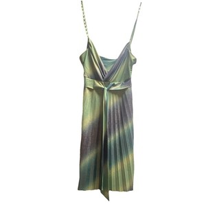 slim fit dress slacks Y2K green glitter formal dress