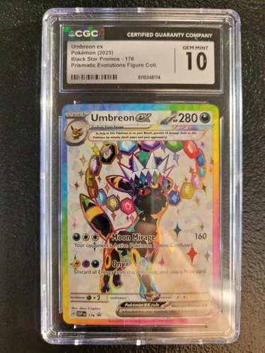 Umbreon ex CGC 10 GEM MINT 176 PROMO
