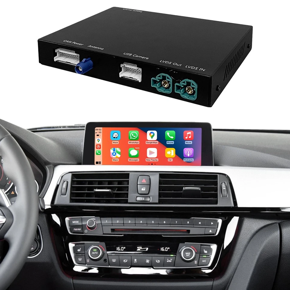 Wireless CarPlay Android Auto Retrofit Kit For BMW F30 F31 F34 F80 F32 F33 F36 Foto 2 de 4