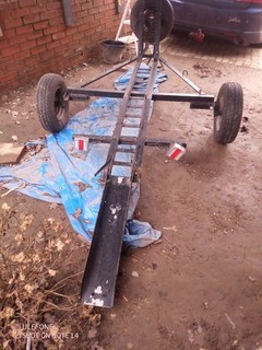 single motorbike motorcycle trailer with ramp