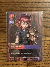 Annie Dark Child Plated Metal Riftbound League of Legends Promo Card, Bologna