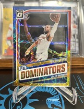 2024-25 Donruss Optic - Jalen Brunson #20 Red/Gold Choice Elite Dominators /99