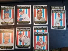 1959 TOPPS BASEBALL LOT OF 9 Rookie Stars all VG-EX