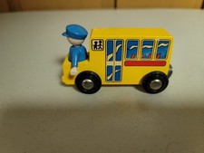 Brio Wooden Railway School Bus  Driver Figure 33631 Very Good Condition