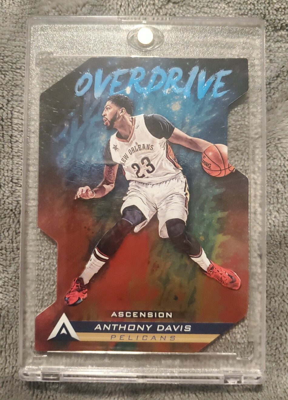 🔥🔥 ANTHONY DAVIS 2017 ASCENSION OVERDRIVE DIE-CUT! CASE HIT SSP! NM-M 🔥🔥