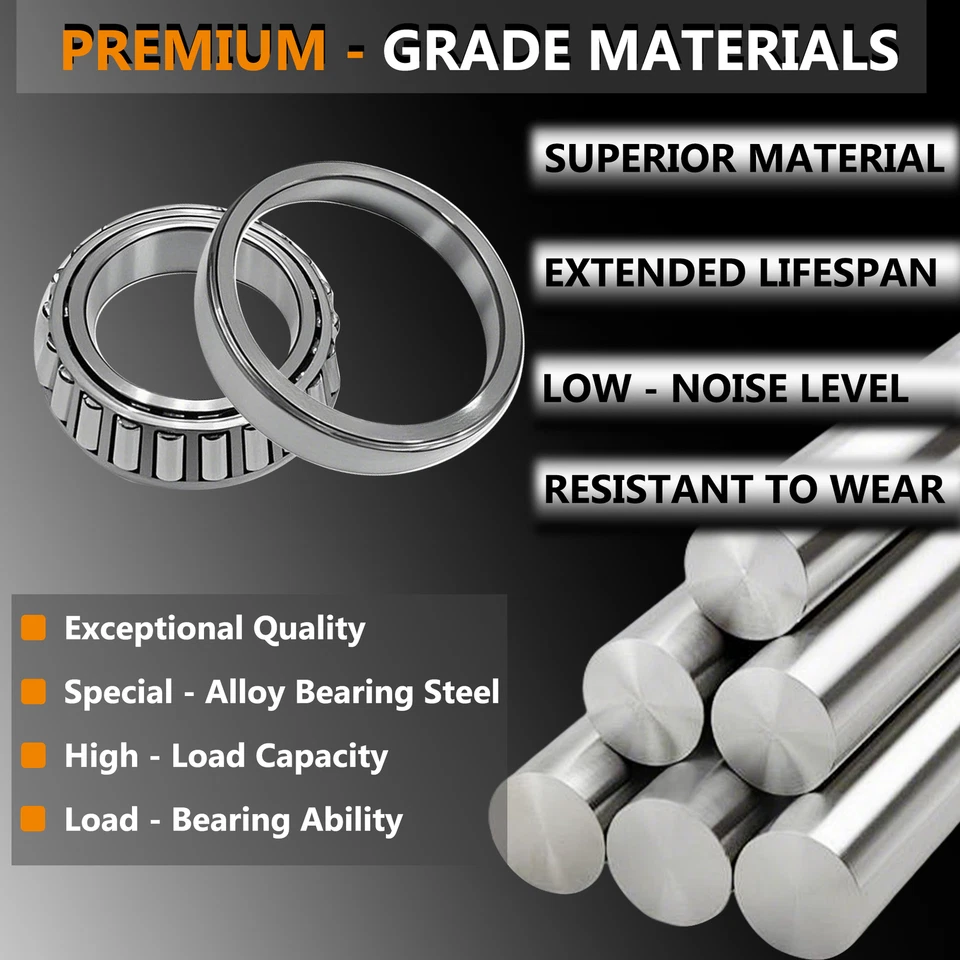 Front Wheel Bearing & Seal Kit Set For Chevy S10 Camaro Olds Cutlass GMC Pontiac - Image 3 of 4