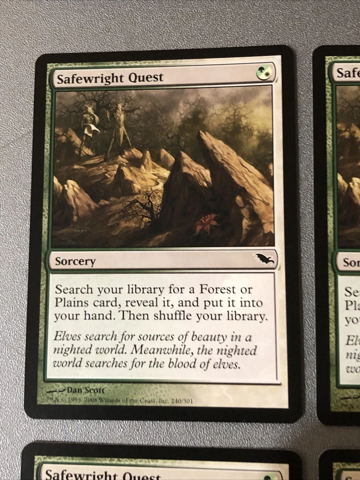 Safewright Quest X4 Shadowmoor NM Condition See Pics Front Back - Image 4 of 4