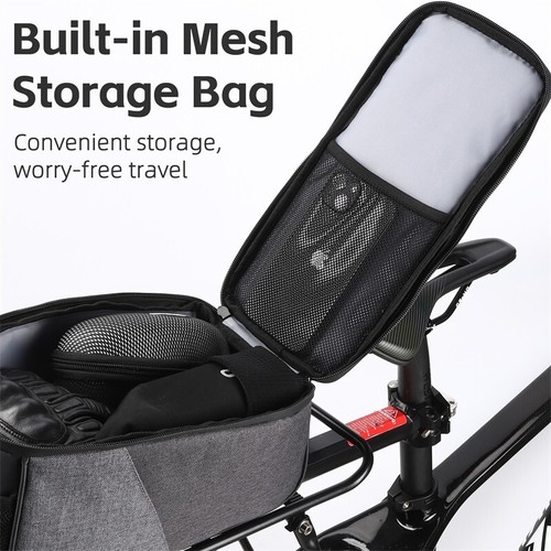 WEST BIKING Waterproof Bike Pannier MTB Trunk Bag Bicycle Rear Rack Pack Bag 6L - Picture 10 of 13